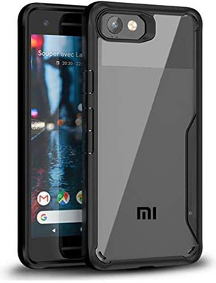 Aspir Back Cover for Mi Redmi 6(Black, Grip Case, Pack of: 1)