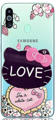 KC Back Cover for Samsung Galaxy M40(Transparent, Shock Proof, Silicon, Pack of: 1)