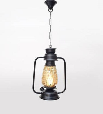 PR Prashant Pendant Lamp Ceiling Lamp(Black)