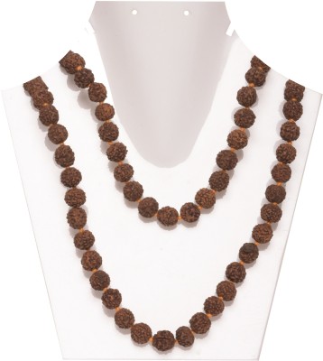 Parashara Arkam 10mm Rudraksha Mala Wood Necklace