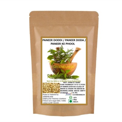 GREENELAND Paneer DODI | Indian Rennet | Paneer Doda | Paneer Ka Phool | Withania Coagulans | Anti-Diabetic Seed Seed(800 per packet)