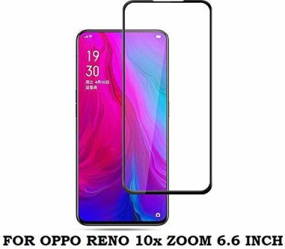 LIKEDESIGN Edge To Edge Tempered Glass for OPPO Reno 10x Zoom(Pack of 1)