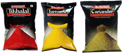 EVEREST CHILLI 100G,TURMERIC 100G,CORIANDER 100G(3 x 100 g)