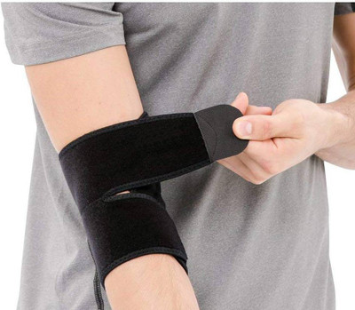Leosportz Elbow Support, Reversible Neoprene Support Elbow Support(Black)