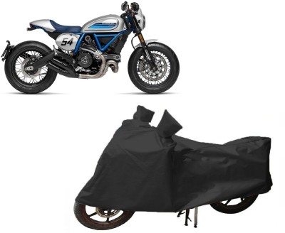 COVERPLANET Two Wheeler Cover for Ducati(Scrambler, Black)