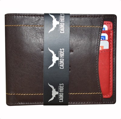 cadrohides Men Multicolor Genuine Leather Wallet(9 Card Slots)