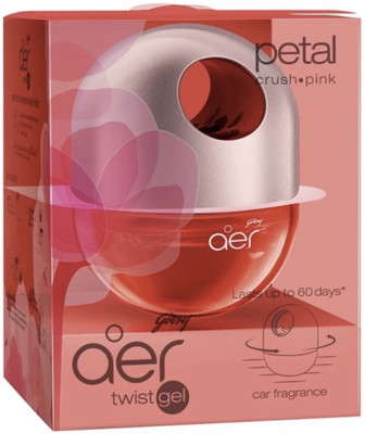 Godrej Aer Rose Car Perfume Car Freshener Diffuser Aer Twist(45 g)