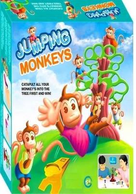 teetos Jumping Monkey Board Game Party & Fun Games Board Game