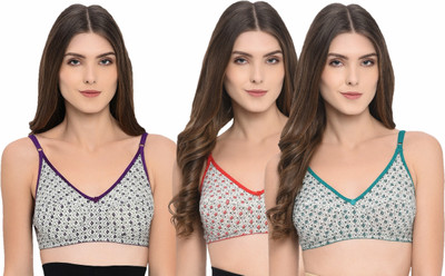 Piftif Women Training/Beginners Non Padded Bra(Multicolor)