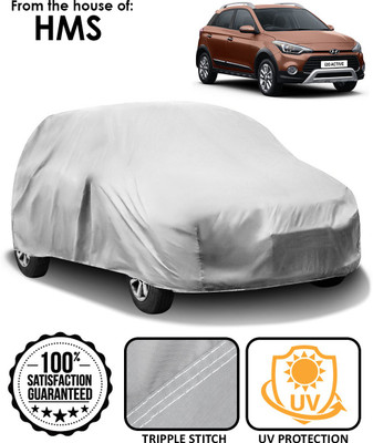 HMS Car Cover For Hyundai i20 Active (Without Mirror Pockets)(Silver)