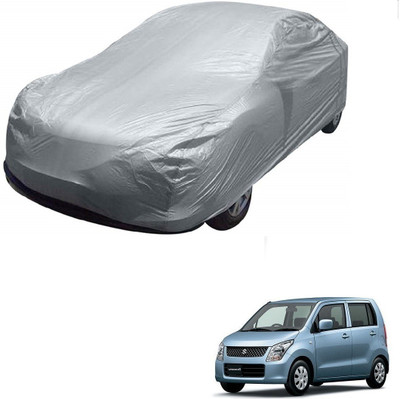 AuTO ADDiCT Car Cover For Maruti Suzuki WagonR (Without Mirror Pockets)(Silver)