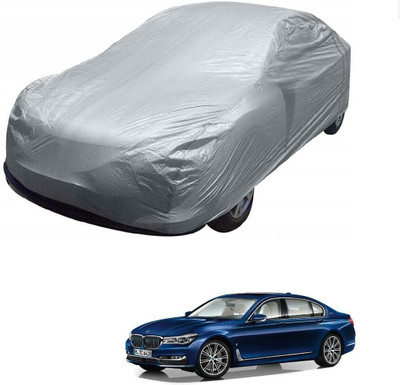 AuTO ADDiCT Car Cover For BMW 7 Series (Without Mirror Pockets)(Silver)
