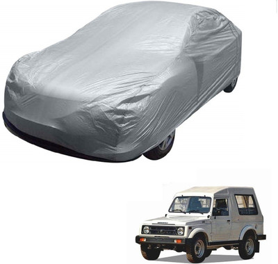 KOZDIKO Car Cover For Maruti Suzuki Gypsy (Without Mirror Pockets)(Silver)