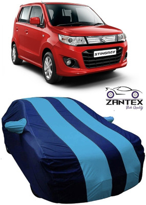 ZANTEX Car Cover For Maruti Suzuki WagonR Stingray (With Mirror Pockets)(Blue)