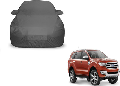 Amanzo Car Cover For Ford Endeavour (With Mirror Pockets)(Grey)