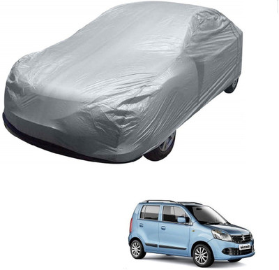 AuTO ADDiCT Car Cover For Maruti Suzuki WagonR (Without Mirror Pockets)(Silver)