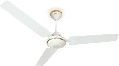 MAYA Super Eco Tech Decorative 1200 mm BLDC Motor with Remote 3 Blade Ceiling Fan(Glossy White, Pack of 1)