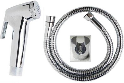 MLD Super Health faucet (abs)with 1.5mtr flexible SS Tube and Wall Hook Faucet Health  Faucet(Wall Mount Installation Type)