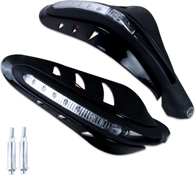 ALLEXTREME EXHP22W 7/8 inch 22mm Hand Guard with LED Light Universal Bike Protector Shield Handlebar Hand Guard Handlebar Hand Guard(Universal For Bike)