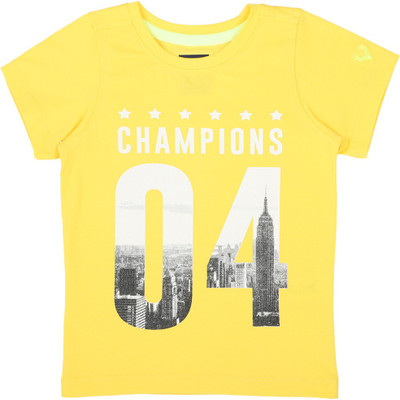 allen-solly-boys-printed-pure-cotton-t-shirtyellow-pack-of-1