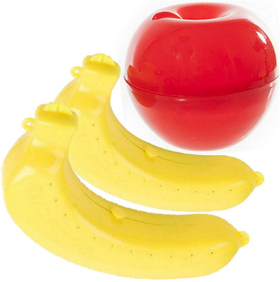 Mofaro Fruits Two Banana And Case Tifin lunch Box 1 Containers Lunch Box(300 ml)