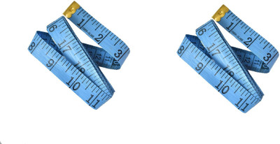 Trendmakerz 1.50 Meter 150 CM Set of 2 Good Quality Cloth Object Body Measuring Measurement Tape(150)