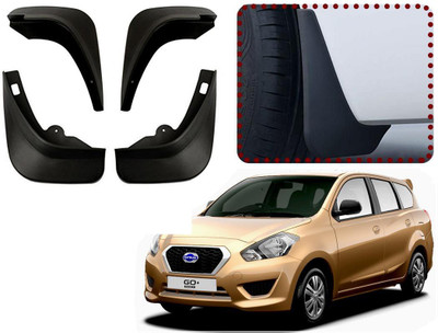 Auto Kite Front Mud Guard, Rear Mud Guard For Datsun Go+ 2015(Black)