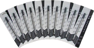 JINHAO Pen Refills Roller Ball Pen(Pack of 10, Ink Color - Black)