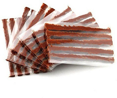 Uniqon Universal Car & Bike (30 Pcs) Rubber Seal Strips Plugs Use With Kit Tubeless Tyre Puncture Repair Kit