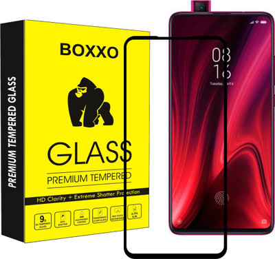 Boxxo Edge To Edge Tempered Glass for Mi K20, Mi K20 Pro(Pack of 1)