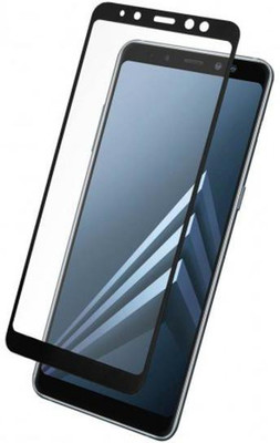 WESTERN COLLECTIONS Edge To Edge Tempered Glass for Screen Protector, Tempered Glass (Black) Designed For :- Samsung Galaxy A6 Plus(Pack of 1)