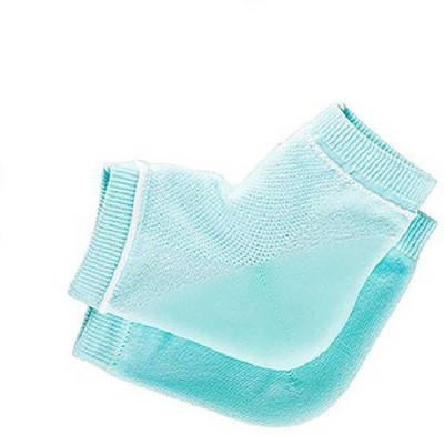 Fulkiza Heel Pain Relief Silicon Gel Heel Socks Pad For Foot Arch Support Heel Support(Blue)
