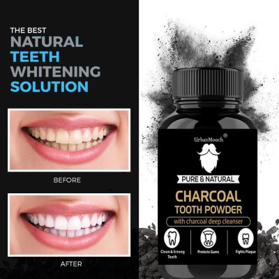 UrbanMooch Activated Charcoal Powder Teeth Cleansing Powder(20 g)