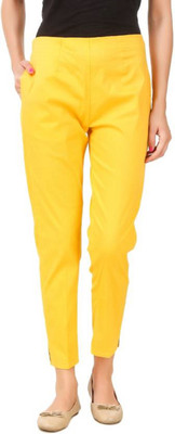 SriSaras Relaxed Women Yellow Trousers