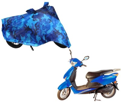 Auto Kite Waterproof Two Wheeler Cover for Avon(E Scoot, Blue)