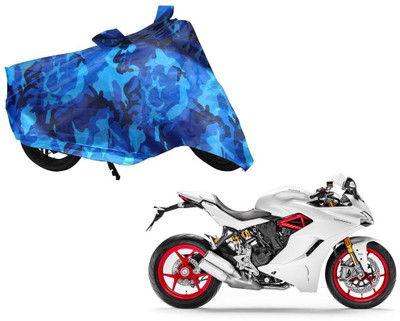 Auto Kite Waterproof Two Wheeler Cover for Ducati(SS, Blue)
