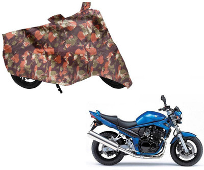 Auto Kite Two Wheeler Cover for Suzuki(Bandit, Green, Orange)