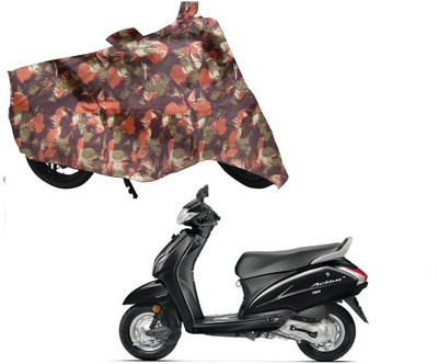 Auto Kite Waterproof Two Wheeler Cover for Honda(Activa, Green, Orange)