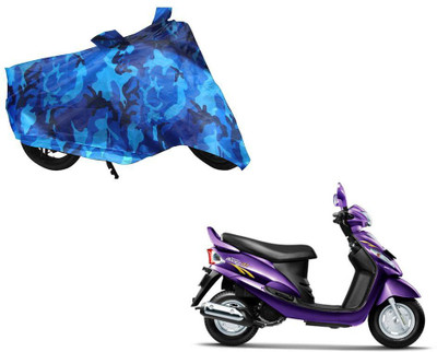 Auto Kite Waterproof Two Wheeler Cover for Mahindra(Rodeo RZ, Blue)