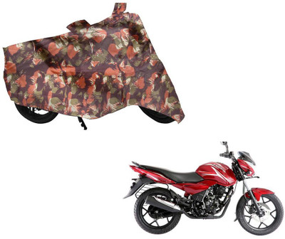 Auto Kite Two Wheeler Cover for Bajaj(Discover 150 s, Green, Orange)