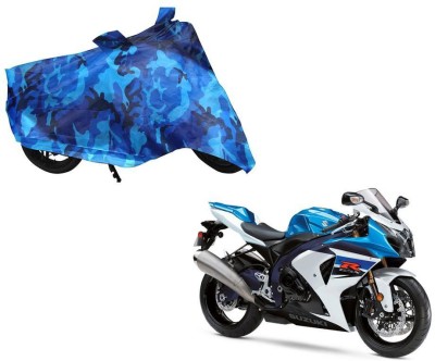 Auto Kite Waterproof Two Wheeler Cover for Suzuki(GSX, Blue)