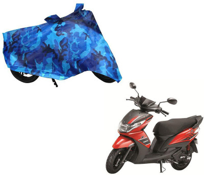 Auto Kite Waterproof Two Wheeler Cover for Yamaha(Ray Z, Blue)