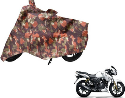 AutoRetail Two Wheeler Cover for TVS(Apache RTR 180, Multicolor)