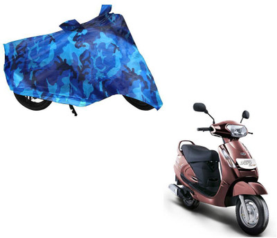 Auto Kite Waterproof Two Wheeler Cover for Mahindra(Duro DZ, Blue)