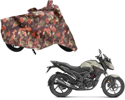 Auto Kite Waterproof Two Wheeler Cover for Honda(Bandit, Green, Orange)