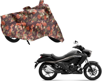 AUTO PEARL Two Wheeler Cover for Suzuki(GSX, Green, Orange)