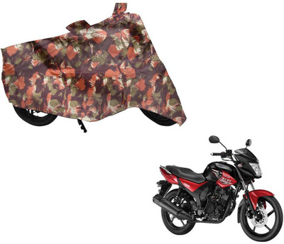 Auto Kite Two Wheeler Cover for Yamaha(SZ X, Green, Orange)