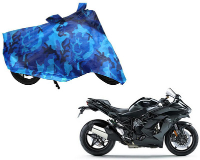 AUTO PEARL Two Wheeler Cover for Kawasaki(Ninja 300, Blue)