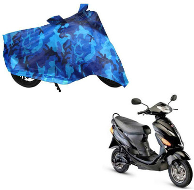Auto Kite Waterproof Two Wheeler Cover for Hero(Electric, Blue)
