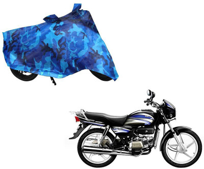 Auto Kite Waterproof Two Wheeler Cover for Hero(Splendor Pro, Blue)